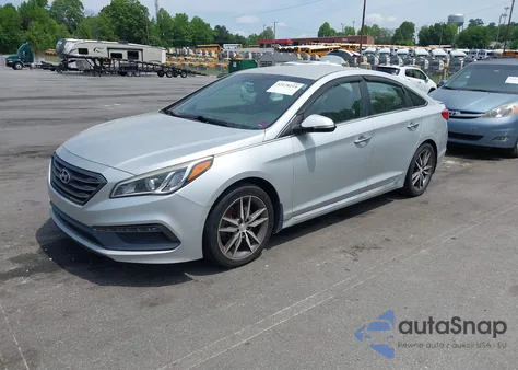 2015 Hyundai Sonata Sport 2.0T from USA, damaged, VIN 5NPE34AB1FH093398